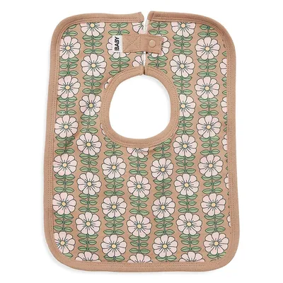 Floral Soft Rectangular Bib