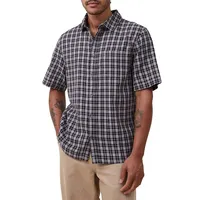 Eddie Plaid Short-Sleeve Shirt