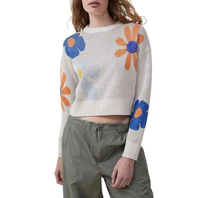 Everyone Daisy Drop-Shoulder Sweater