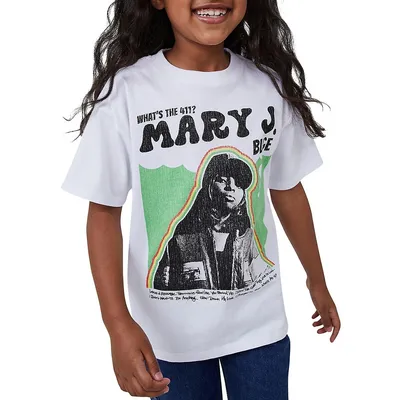 Little Girl's License Mary J. Blige Graphic T-Shirt