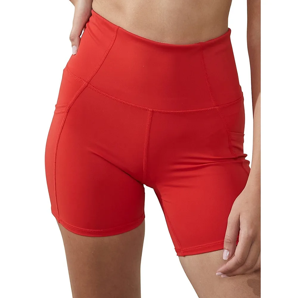 Cotton On High-Waisted Ultimate Booty Shaper Bike Shorts