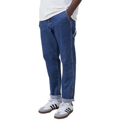 Relaxed-Fit Tapered Jeans