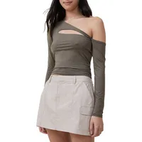 Cody One-Shoulder Cut-Out Top