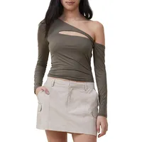 Cody One-Shoulder Cut-Out Top