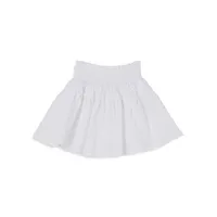 Girl's Marigold Shirred-Waistband Skirt