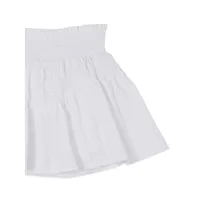 Girl's Marigold Shirred-Waistband Skirt