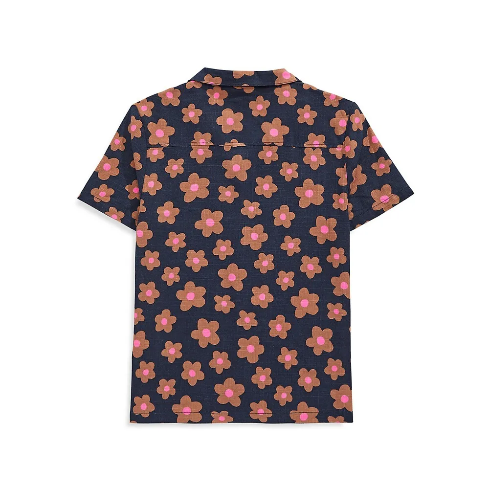 Boy's Capri Floral Shirt