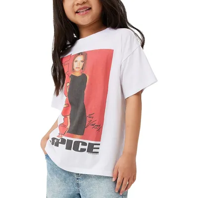 T-shirt à imprimé de Posh Spice sous licence pour fillette
