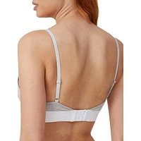Soutien-gorge rembourré croisé en mélange de coton biologique, 6335522-03