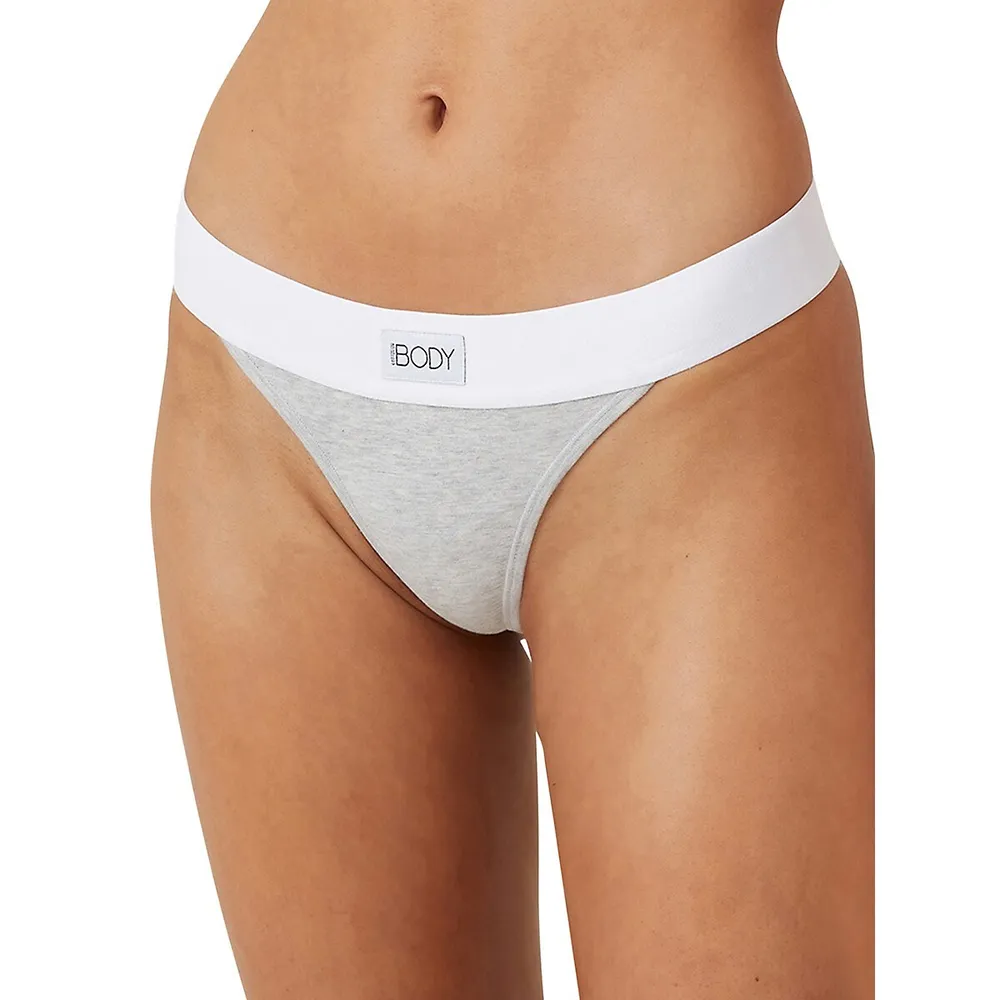 Organic Stretch Cotton Thong