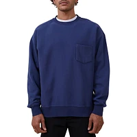 Fleece Oversized Crewneck Sweatshirt