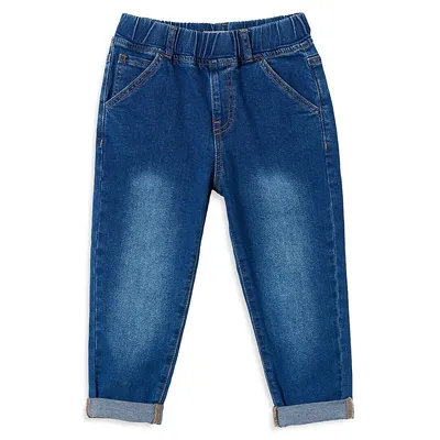 Little Boy's Loose-Fit Elasticated Jeans