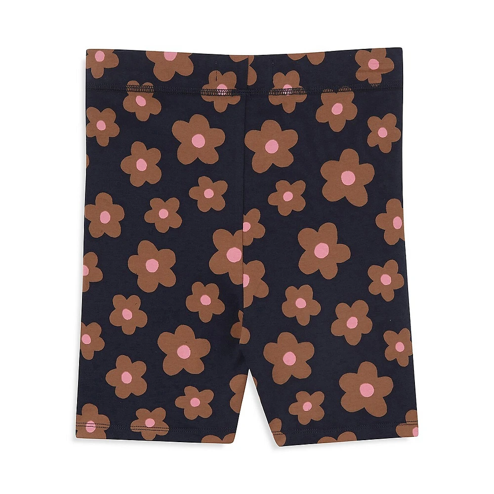 Girl's Halley Floral Bike Shorts