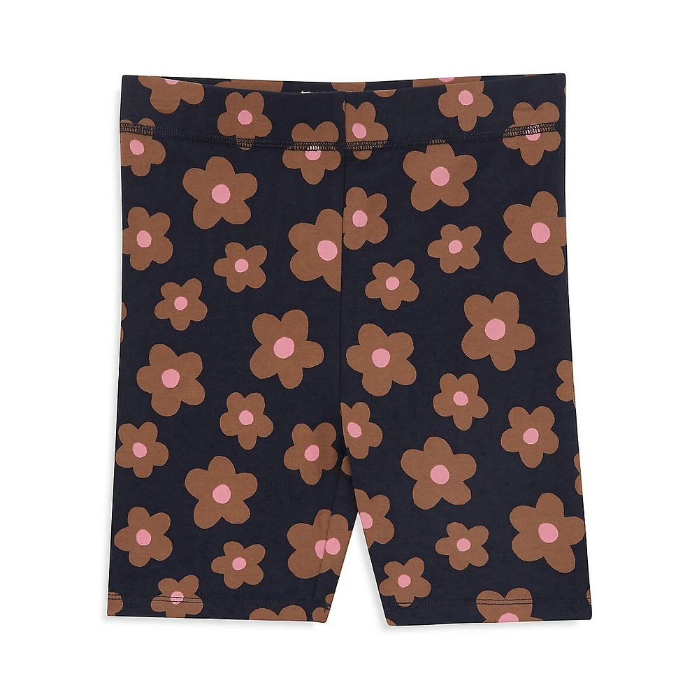 Girl's Halley Floral Bike Shorts