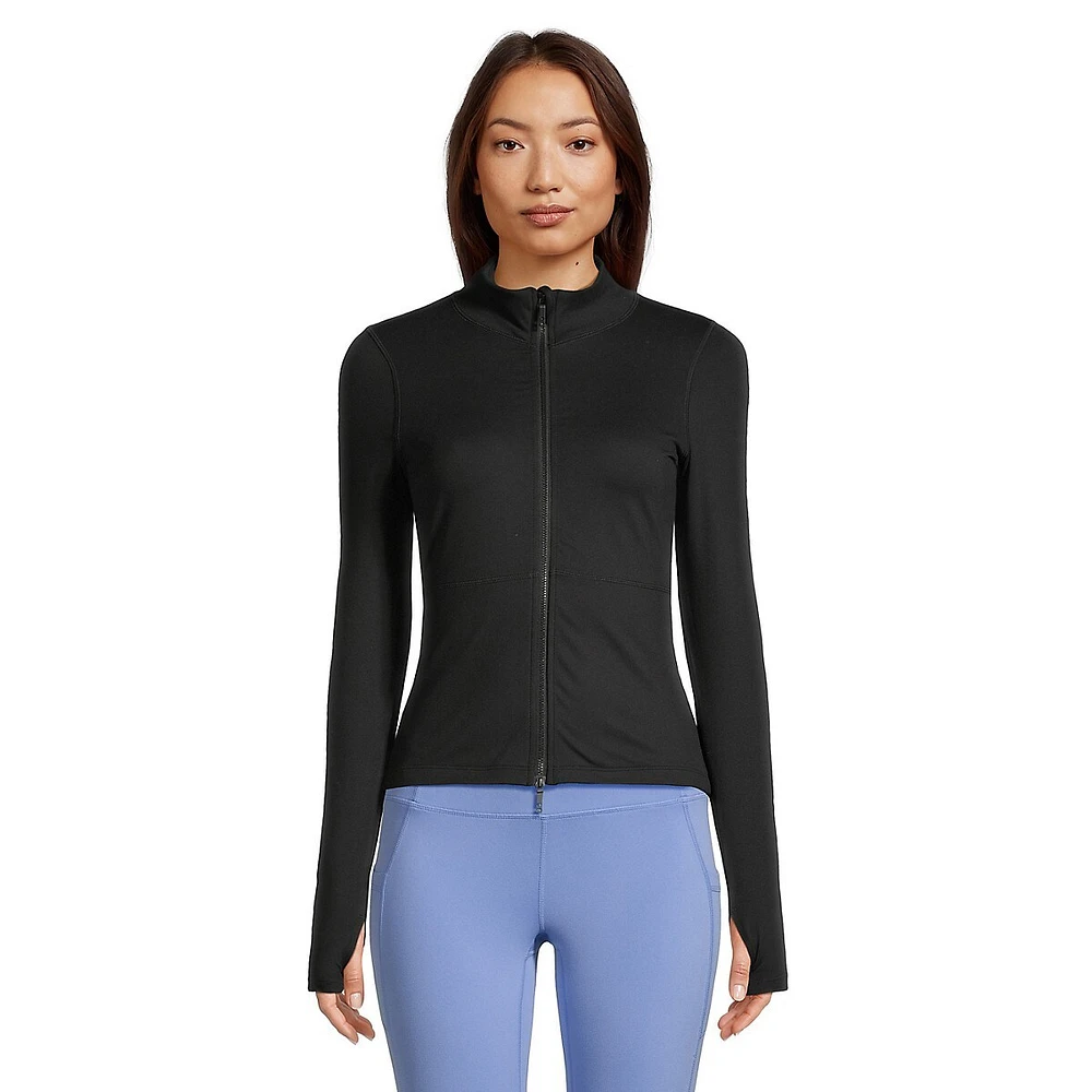 Cotton On Active Ultra Soft Zip-Front Top