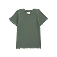 Girl's Raya Ribbed Baby T-Shirt