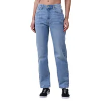 High-Rise Loose Straight-Leg Jeans