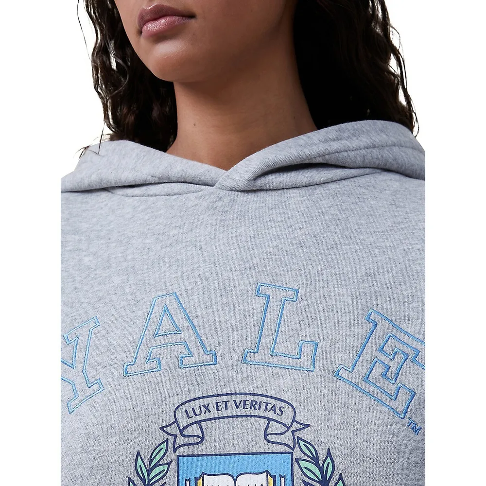 Oversized Collegiate Graphic Hoodie