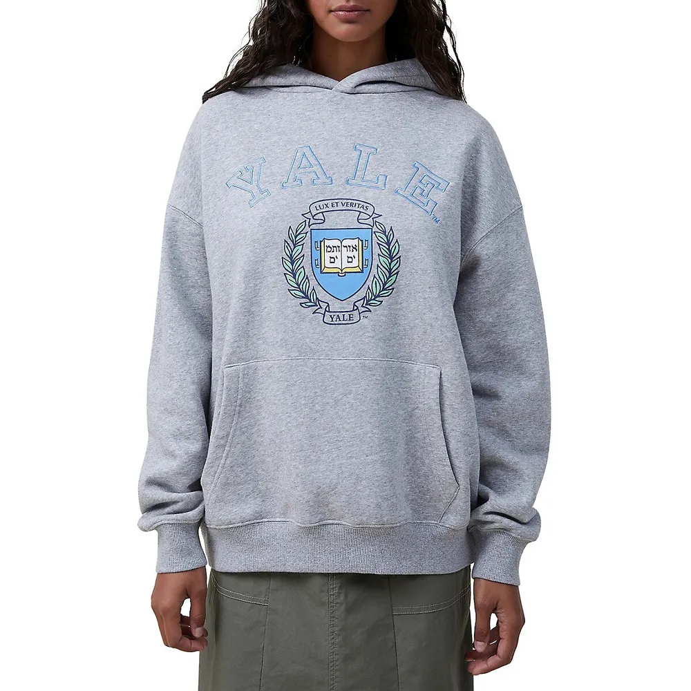 Oversized Collegiate Graphic Hoodie