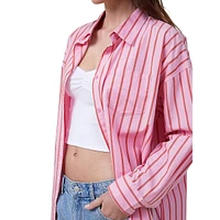 Striped Oversized Dad Shirt