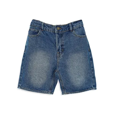 Little Boy's Dad-Fit Denim Shorts
