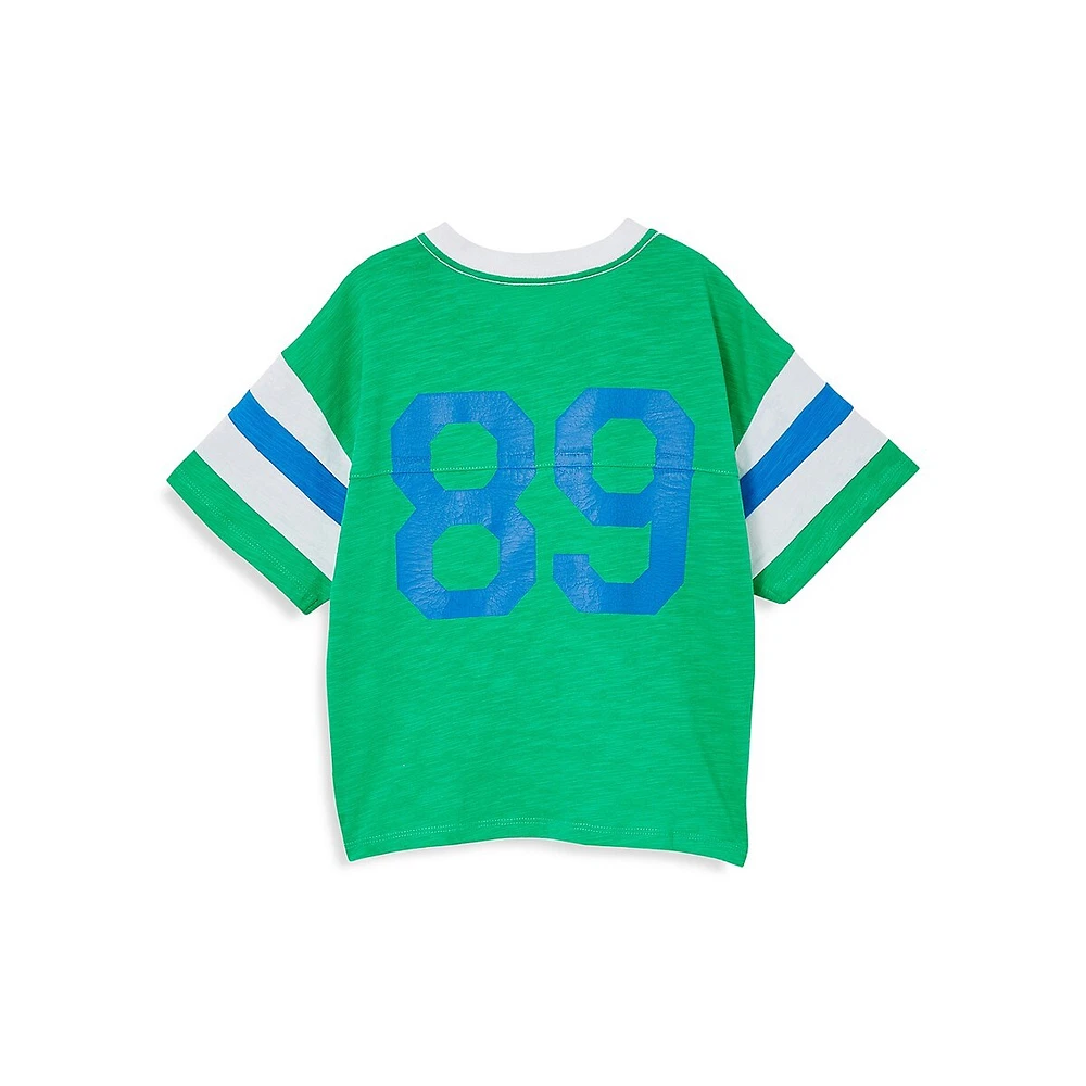 Boy's Stevie Spliced Organic Cotton T-Shirt