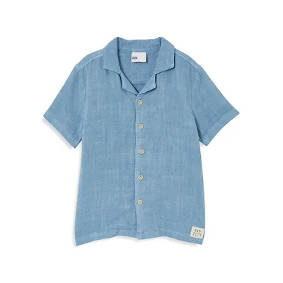 Boy's Cabana Short-Sleeve Shirt