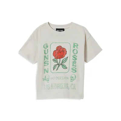 T-shirt sous licence Guns N Roses pour fille