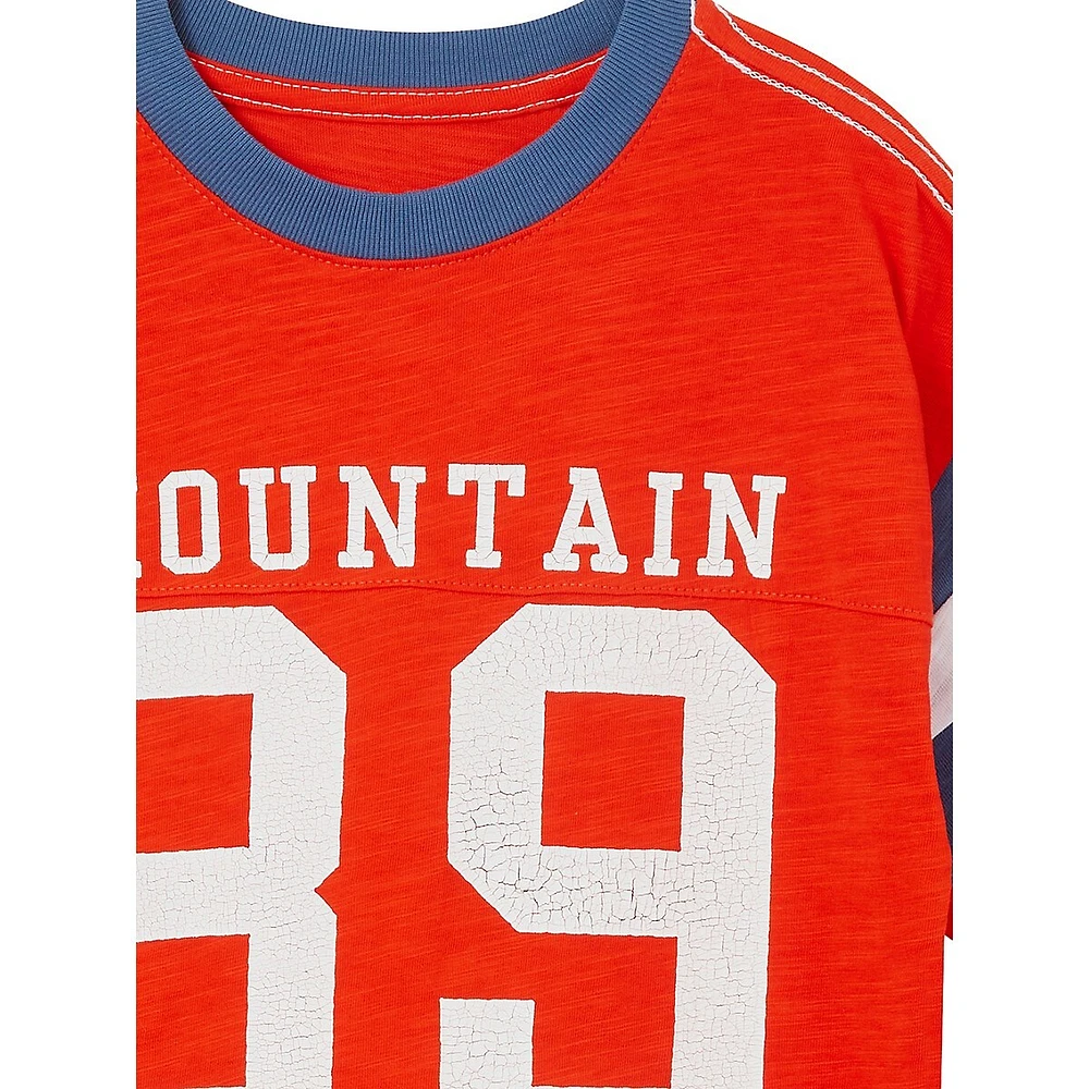 Boy's Mountain Climber Club Organic Cotton T-Shirt