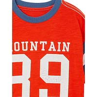 Boy's Mountain Climber Club Organic Cotton T-Shirt
