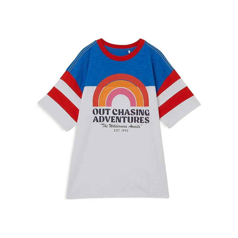 Boy's Sami Spliced Organic T-Shirt