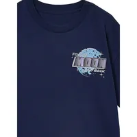 Little Girl's NASA Moon Licensed T-Shirt