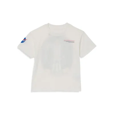 Boy's Drop-Shoulder NASA Graphic T-Shirt