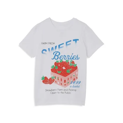 ​Little Girl's Penelope Fresh Berries T-Shirt