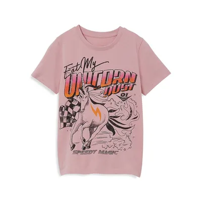 T-shirt graphique Unicorn Dust pour fille