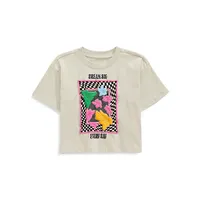 Little Girl's Stevie Dream Big Boxy T-Shirt