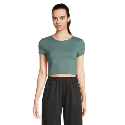 Ultra Soft Fitted Cropped T-Shirt