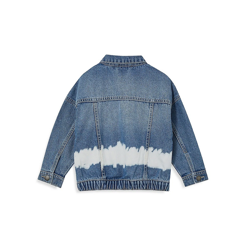 Little Girl's Emmy Oversized Denim Jacket