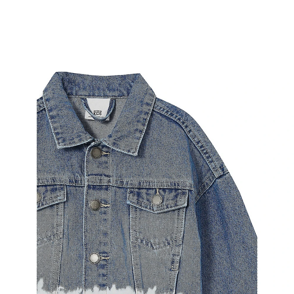 Little Girl's Emmy Oversized Denim Jacket