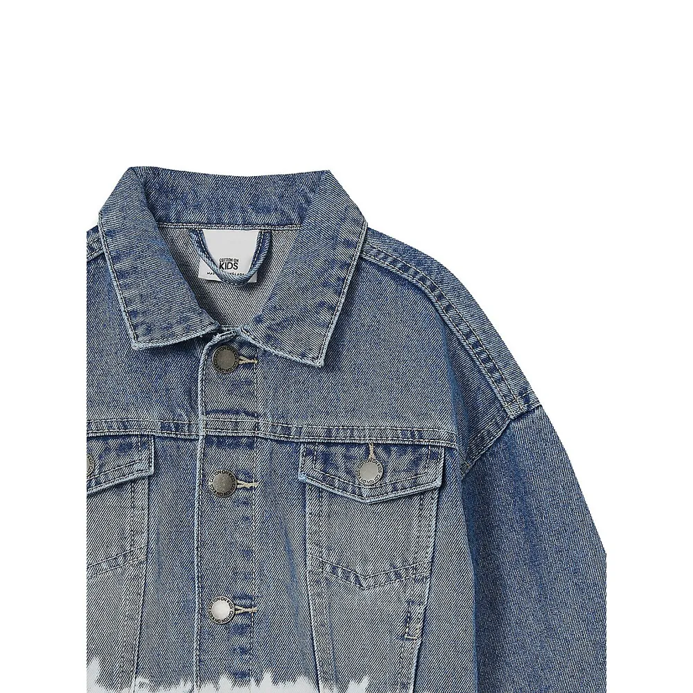 Girl's Emmy Oversized Denim Jacket