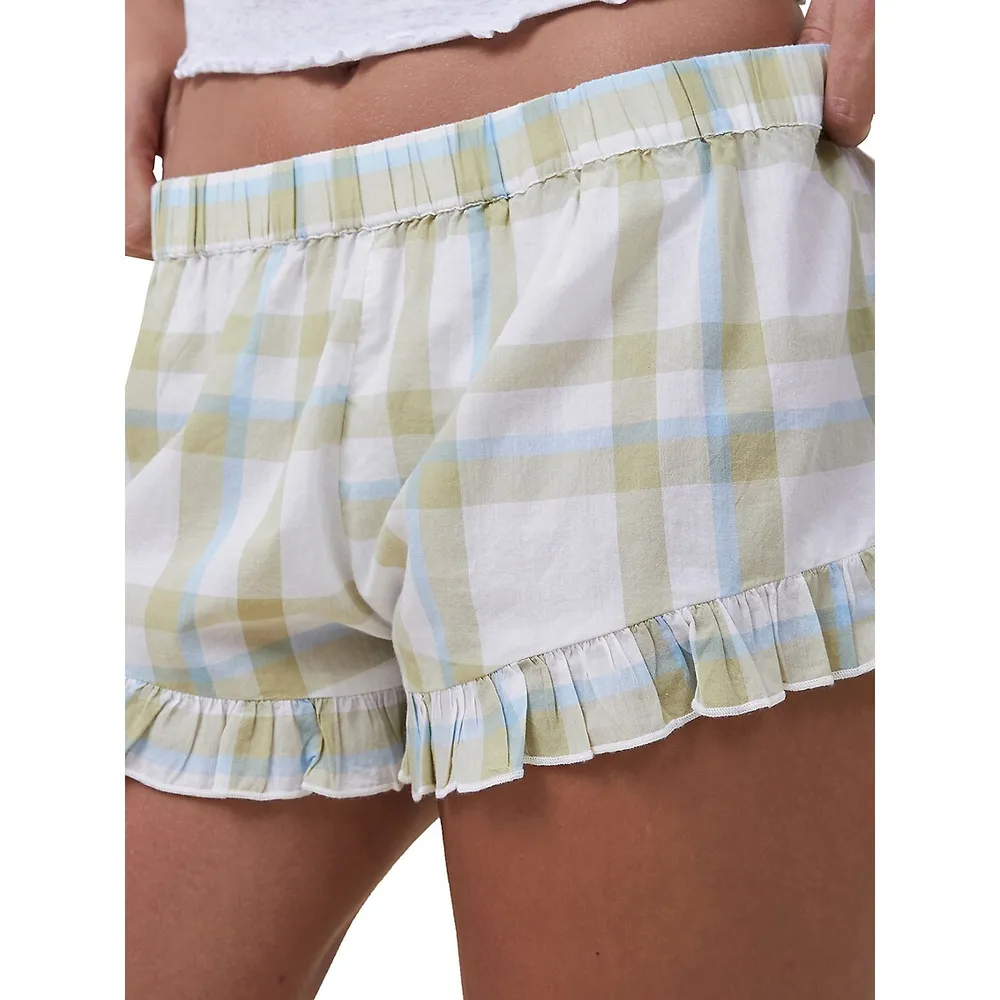 Body Frill Hem Sleep Shorts