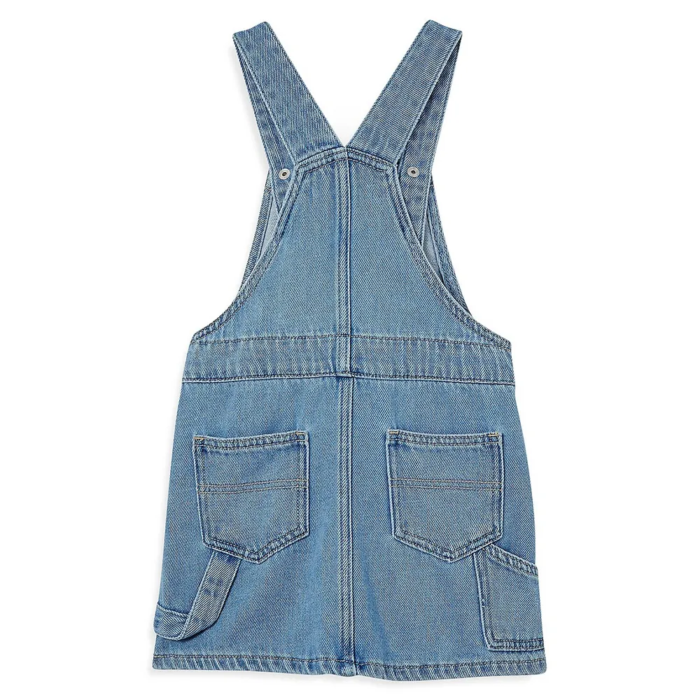 Little Girl's Shelley Denim Pinafore