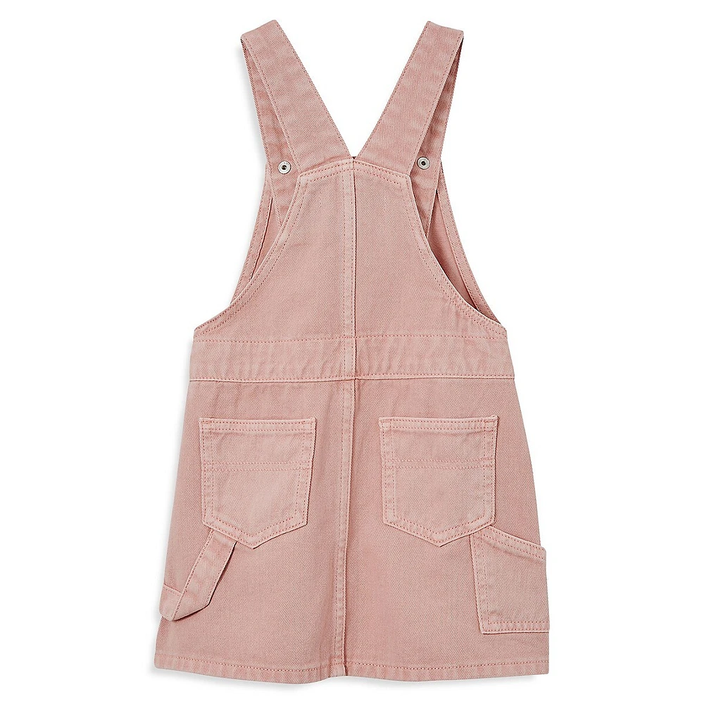 LIttle Girl's Shelley Denim Pinafore Dress