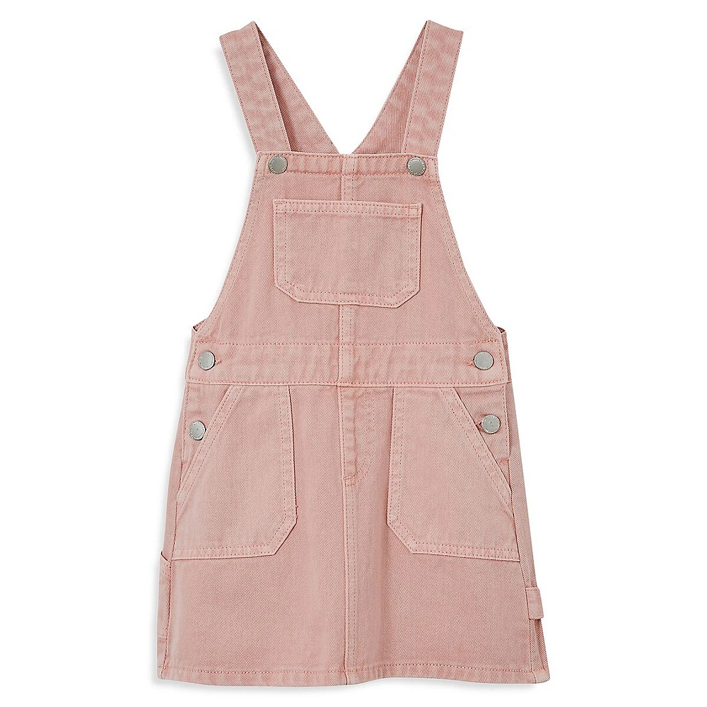 LIttle Girl's Shelley Denim Pinafore Dress