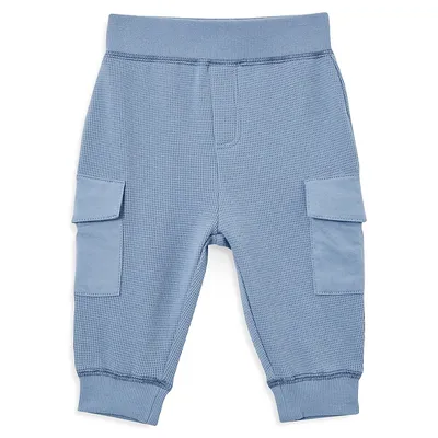 Baby's Auggie Waffle Trackpants