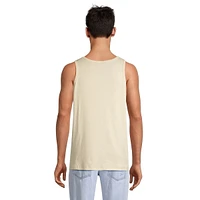 Loose-Fit Ribbed Tank Top