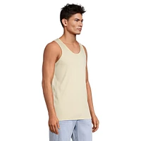 Loose-Fit Ribbed Tank Top