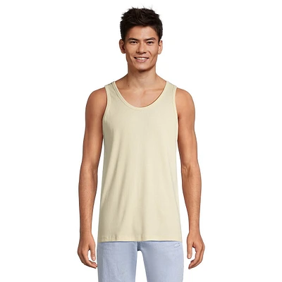 Loose-Fit Ribbed Tank Top