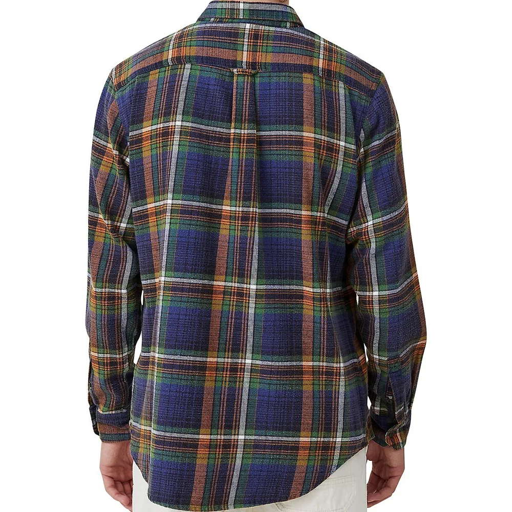 Aberdeen Plaid Flannel Utility Shirt