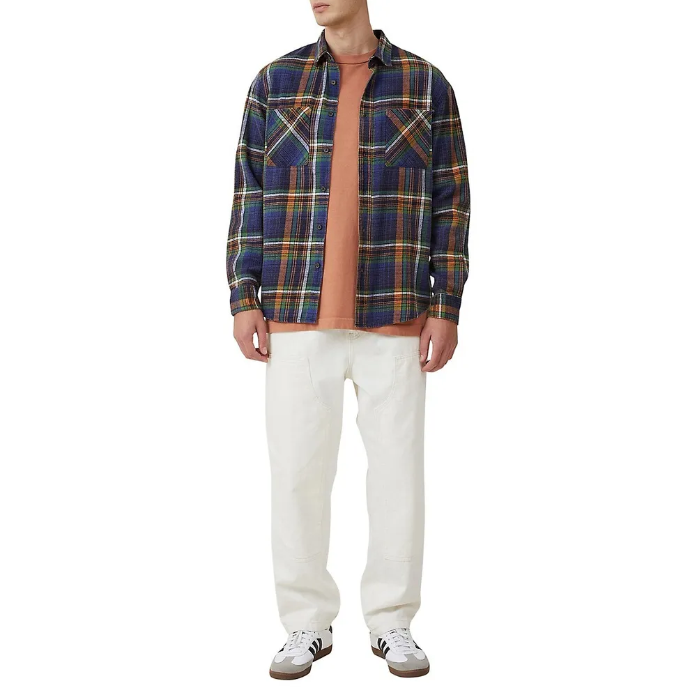 Aberdeen Plaid Flannel Utility Shirt